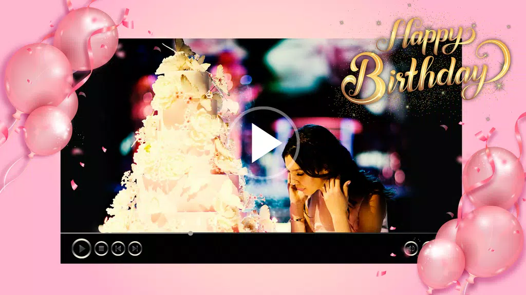 Make Birthday Video With Music 螢幕截圖 2