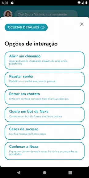 Vitória - Assistente Virtual N Ảnh chụp màn hình 2