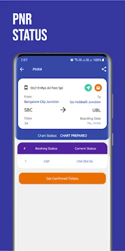 Mobile IRCTC Ticket Booking Captura de tela 1