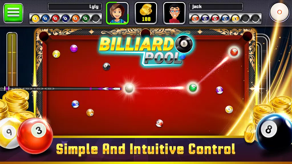 Billiards 8 ball Ekran Görüntüsü 0