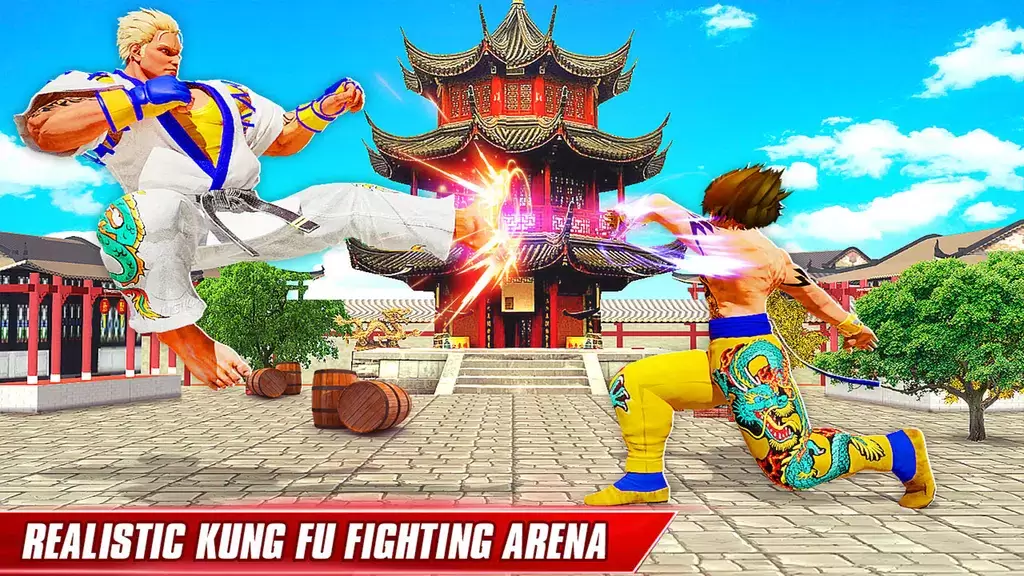 Karate Hero Kung Fu Fighting ภาพหน้าจอ 2