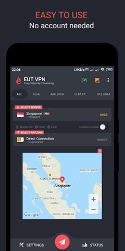 EUT VPN - Easy Unli Tunneling Ekran Görüntüsü 0