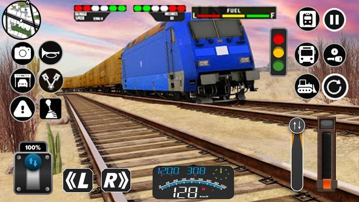 Indian Train Racing Games Скриншот 1