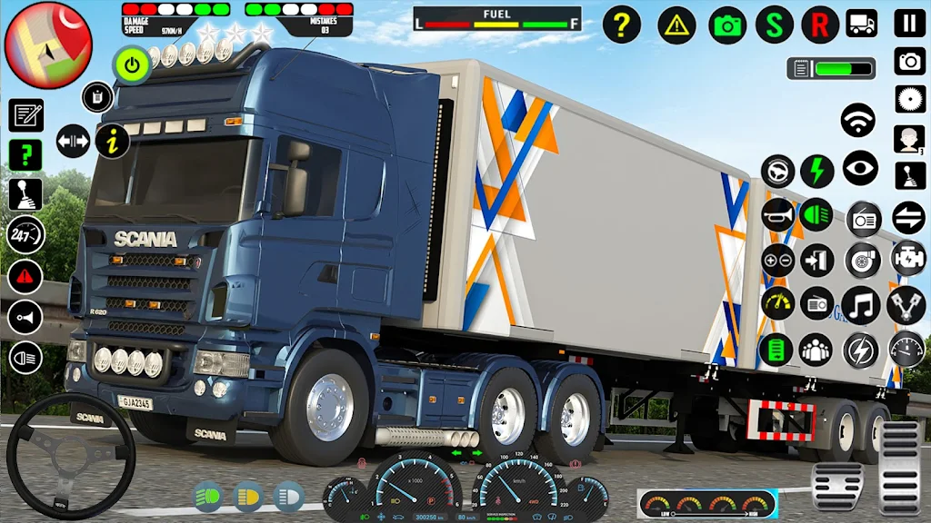 Cargo Oil Tanker Truck Game 3d Tangkapan skrin 2