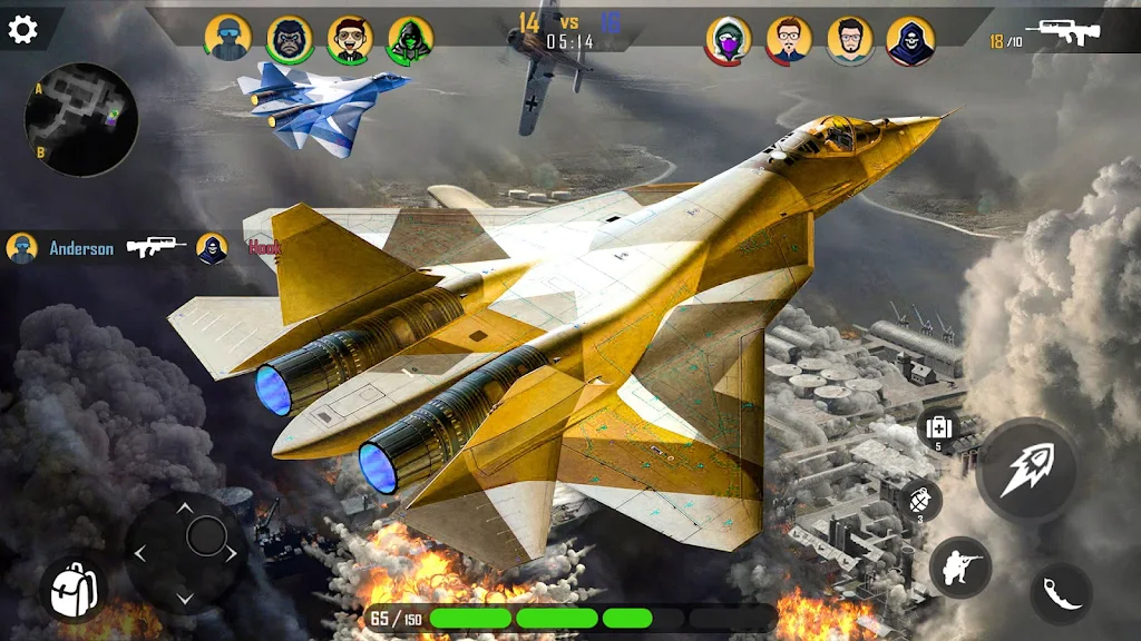 Fighter Jet Games Warplanes ဖန်သားပြင်ဓာတ်ပုံ 1