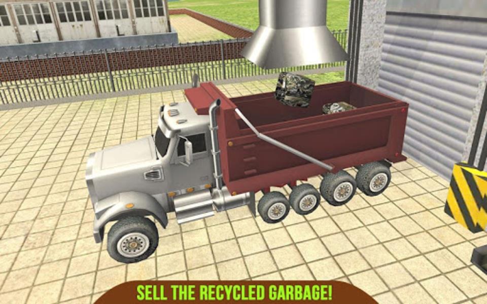 Garbage Truck Recycling SIM 螢幕截圖 1