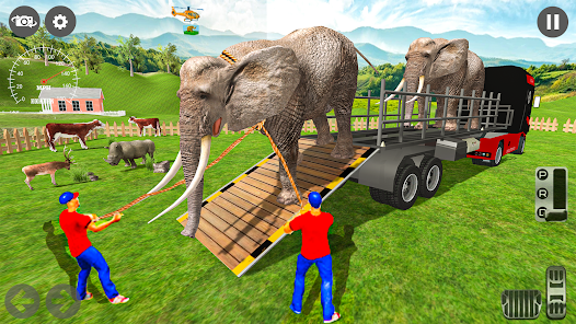 Animal transport Truck game 3d Captura de tela 2