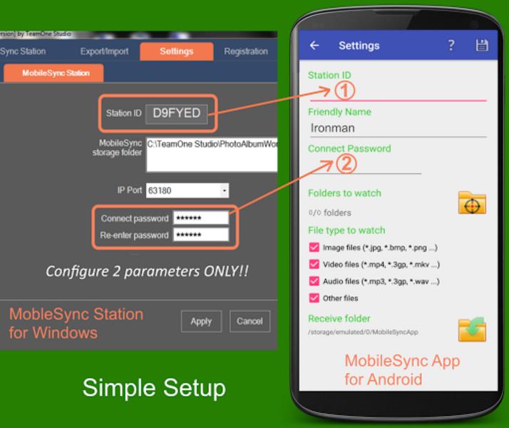 MobileSync App - Remote Access 螢幕截圖 2