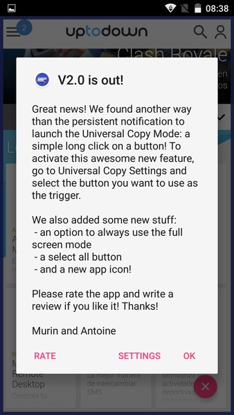 Universal Copy 스크린샷 2