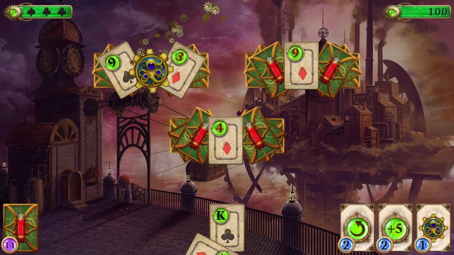 Steampunk Solitaire Capture d'écran 2