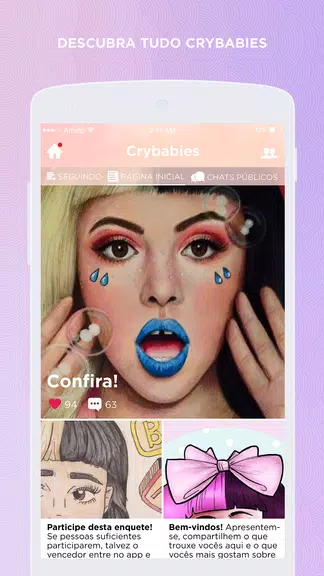 Crybabies Amino em Português ဖန်သားပြင်ဓာတ်ပုံ 1