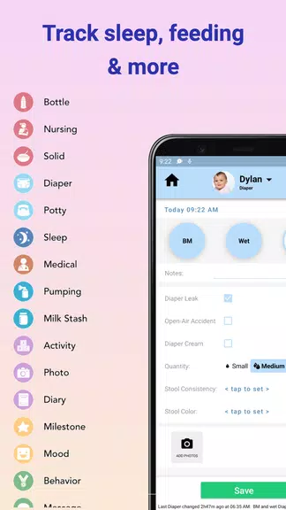 Baby Connect: Newborn Tracker Capture d'écran 2