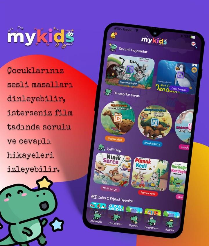 Schermata Mykids Masallar & Oyunlar 1