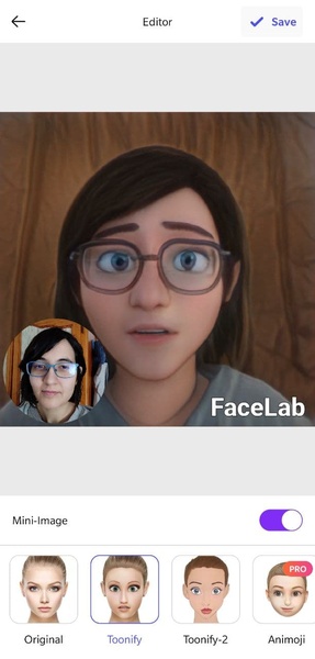 FaceLab: Gesicht Bearbeiten Screenshot 1