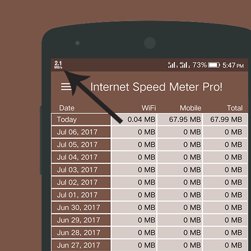 Internet Speed Meter Pro Ekran Görüntüsü 0