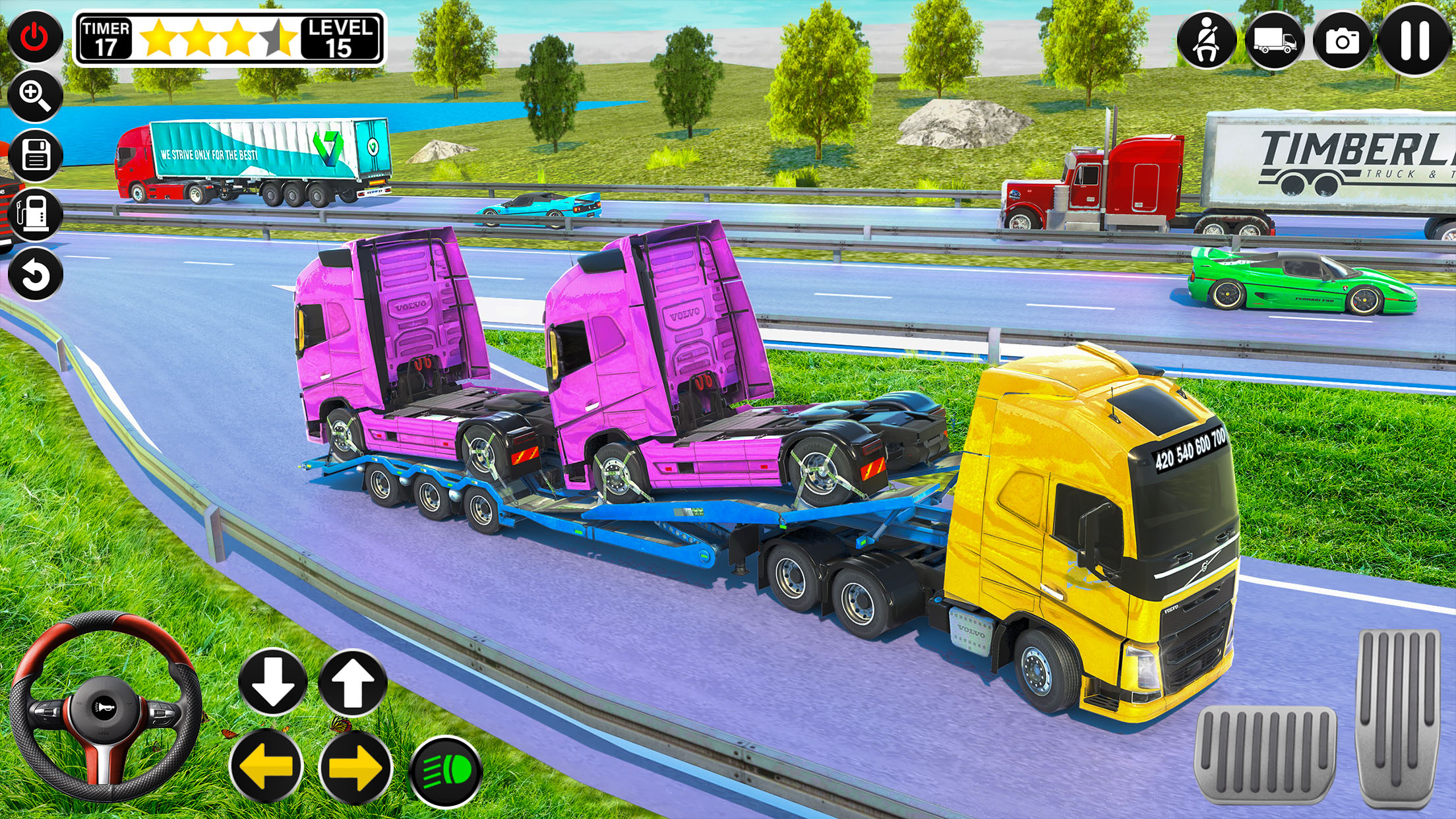 Crazy Truck Driving:Truck Game Zrzut ekranu 1