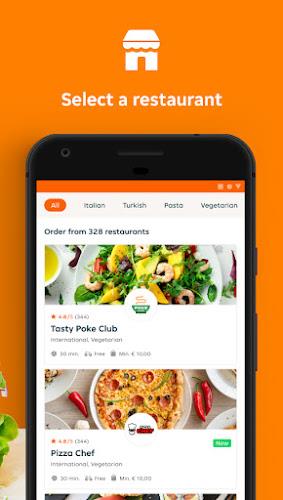 Takeaway.com - Livraison repas Capture d'écran 1