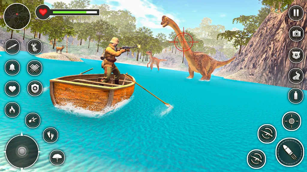 Dinosaur Hunter 3D Game Schermafbeelding 1