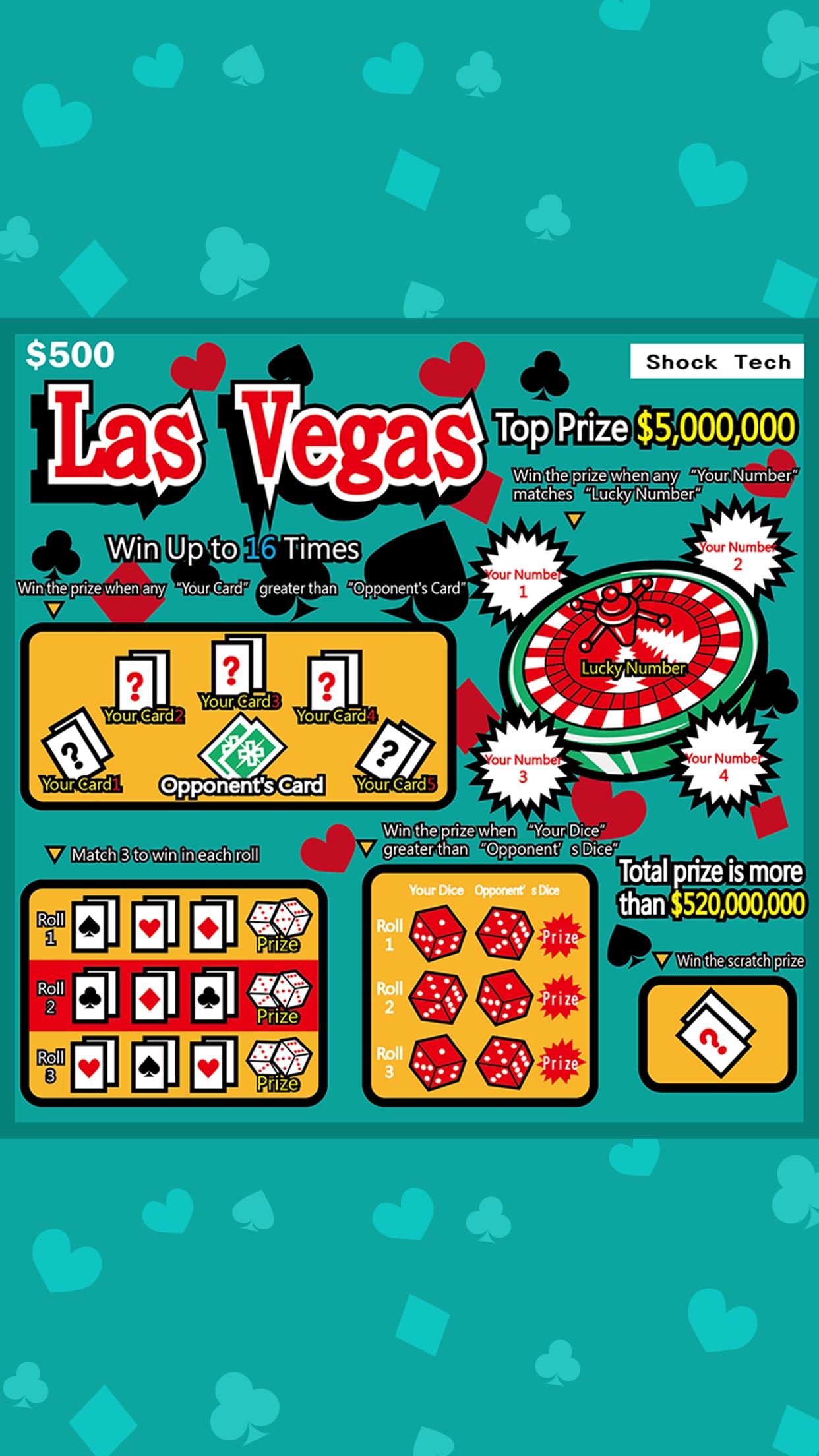 Las Vegas Scratch Ticket ဖန်သားပြင်ဓာတ်ပုံ 0