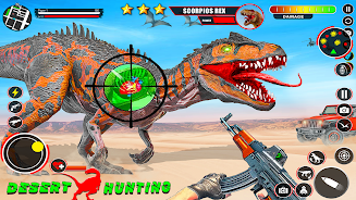 Real Dinosaur Hunter Gun Games स्क्रीनशॉट 3