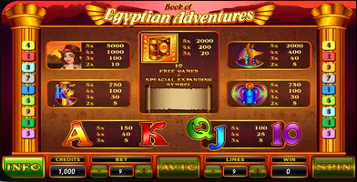 The Pharaohs Book Casino Slots Captura de pantalla 2