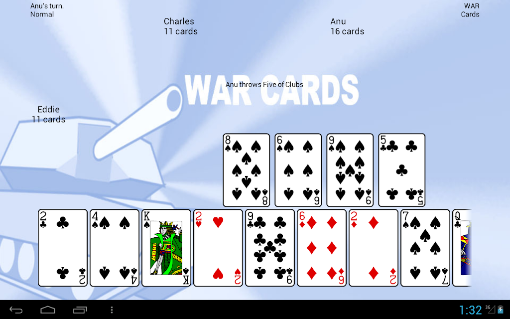 WAR Cards 螢幕截圖 2