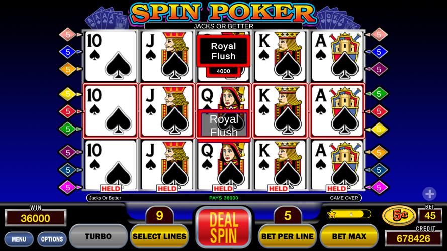 Spin Poker™ Casino Video Slots स्क्रीनशॉट 3