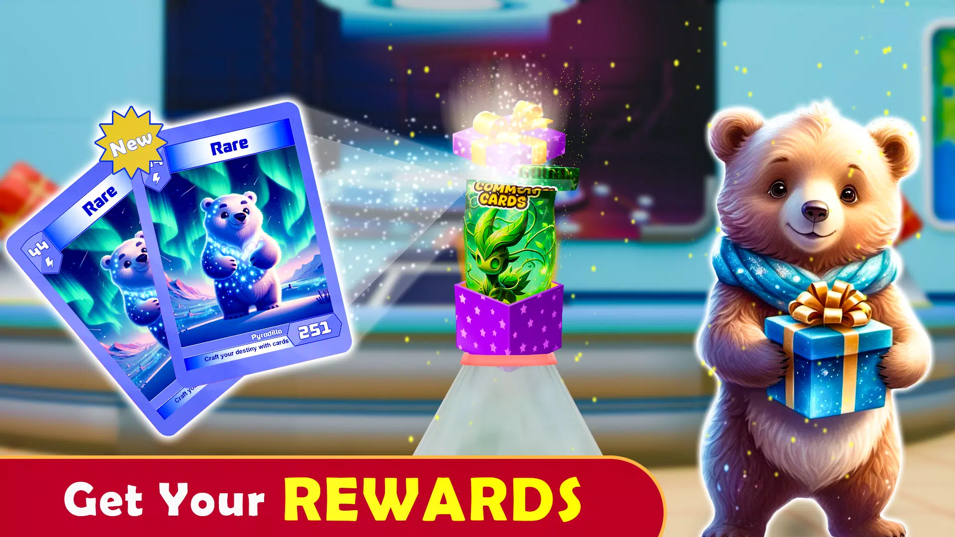 Monsters Card Collector Game Ekran Görüntüsü 3