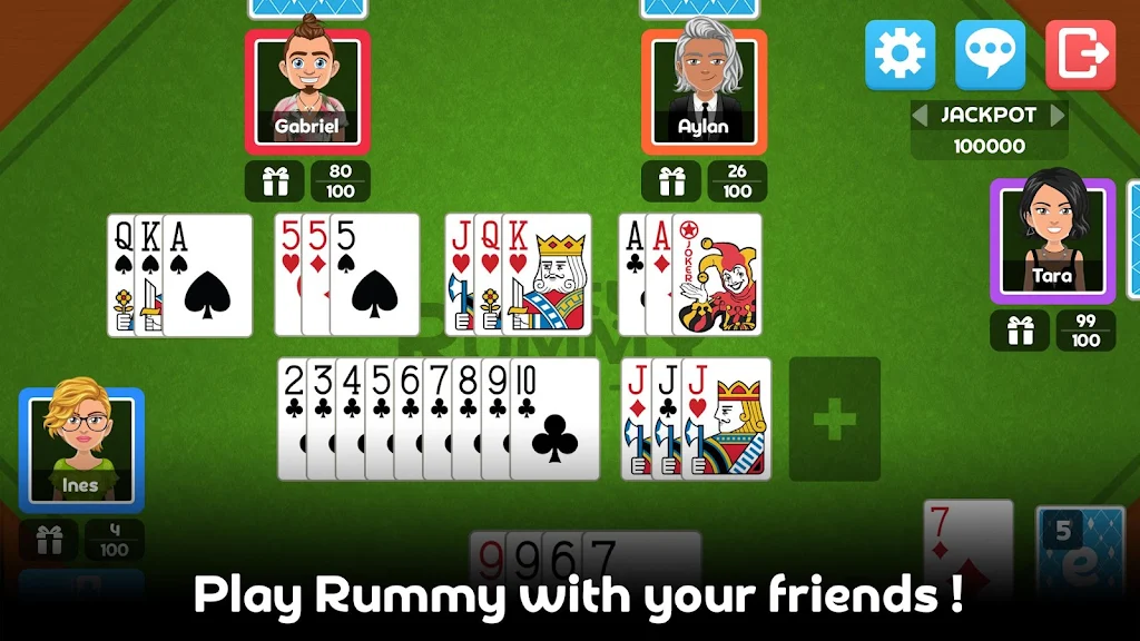 Multiplayer Rummy Game スクリーンショット 2