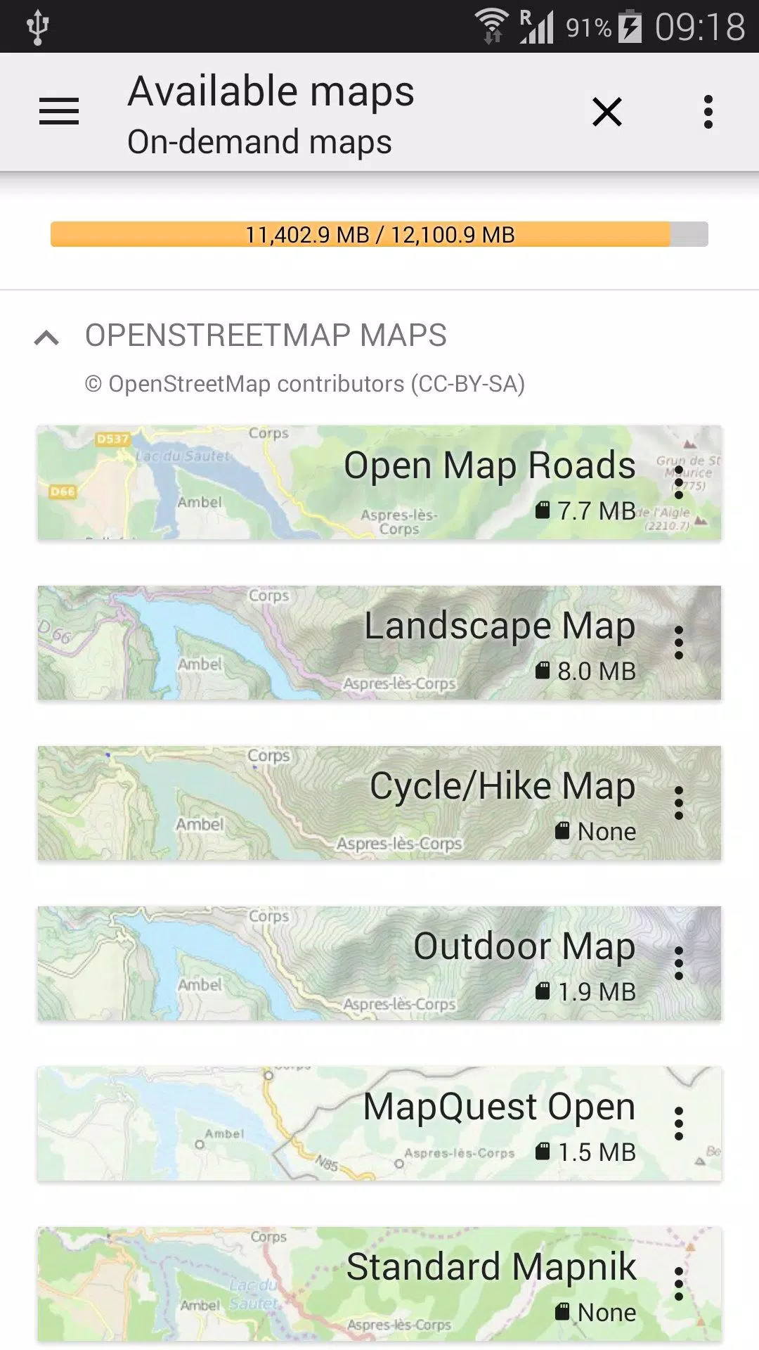 All-In-One Offline Maps Tangkapan skrin 2