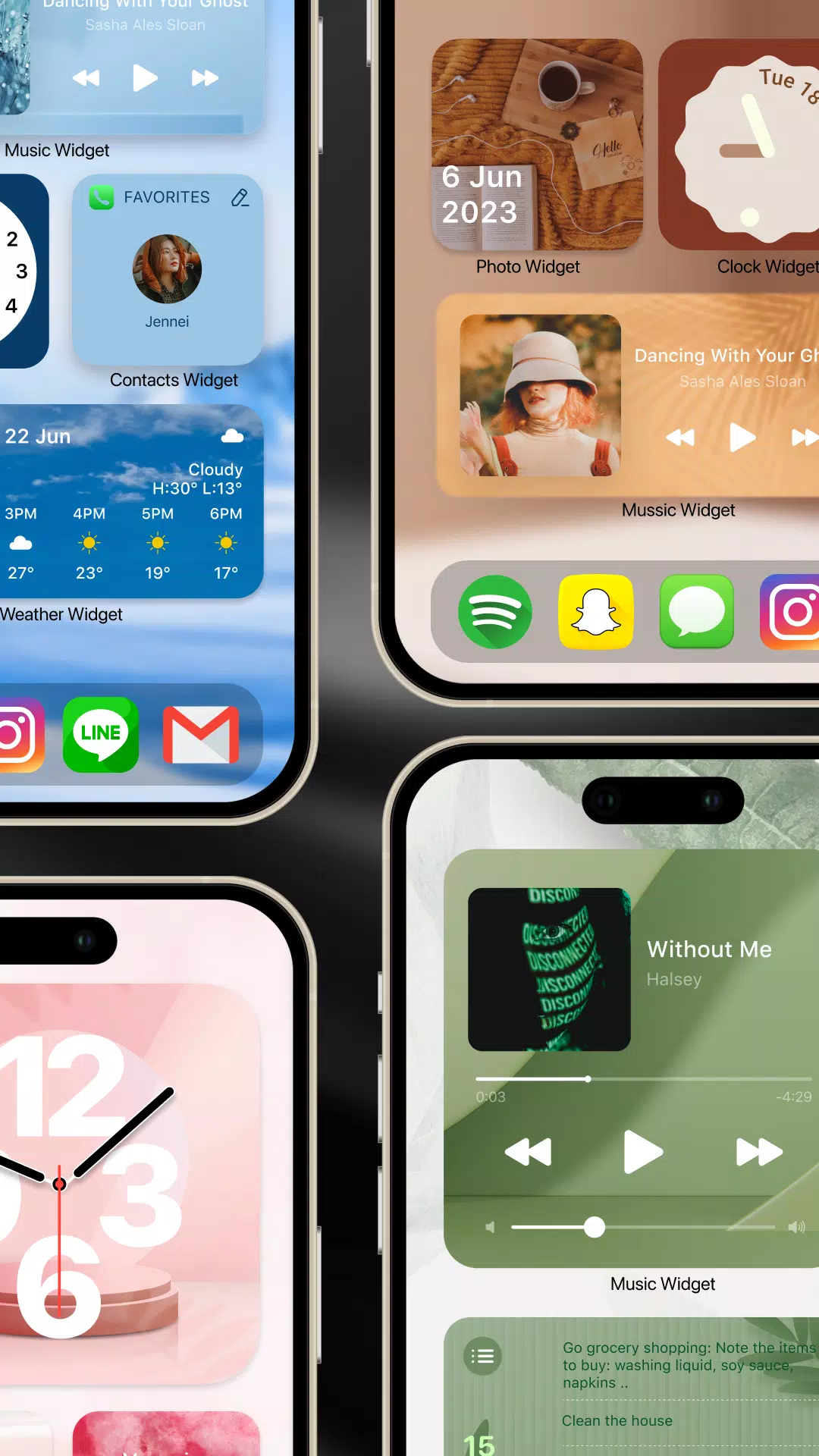 Laka Widgets: Widget OS 18 Tangkapan skrin 1