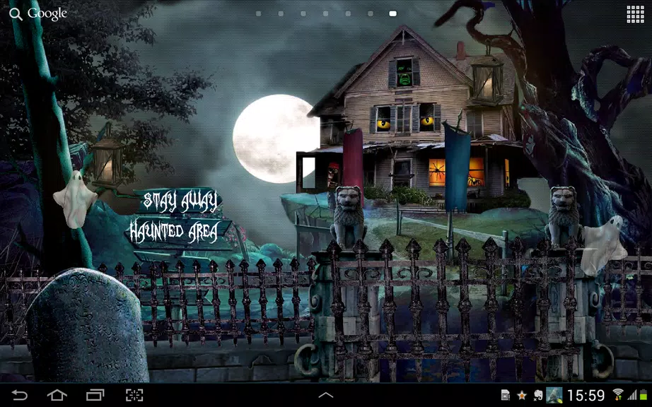 Halloween Live Wallpaper Tangkapan skrin 0