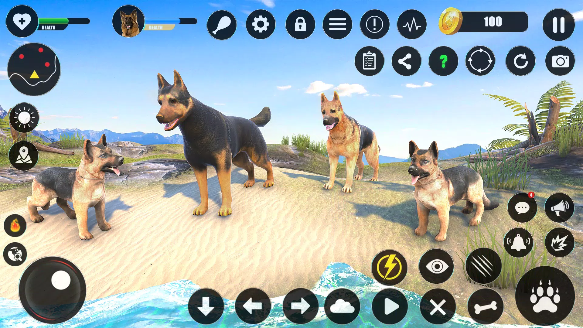 Dog Simulator Pet Game Life 3d 스크린샷 0