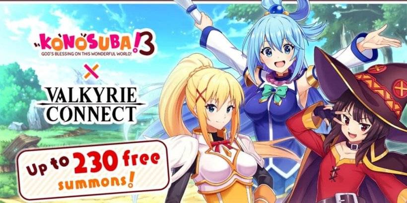 ตัวละคร Konosuba เข้าร่วม Valkyrie Connect สำหรับ Epic Crossover