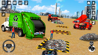 Trash Truck Games Simulator 3D Скриншот 2