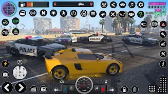 US Cop Duty Police Car Game Captura de tela 2