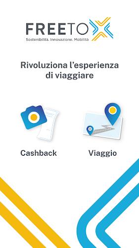 Free To X: Cashback e Viaggio Zrzut ekranu 0