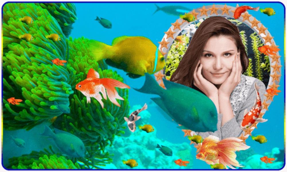 Aquarium Photo Frames स्क्रीनशॉट 2