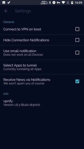 vpnify द्वारा असीमित VPN Screenshot 0