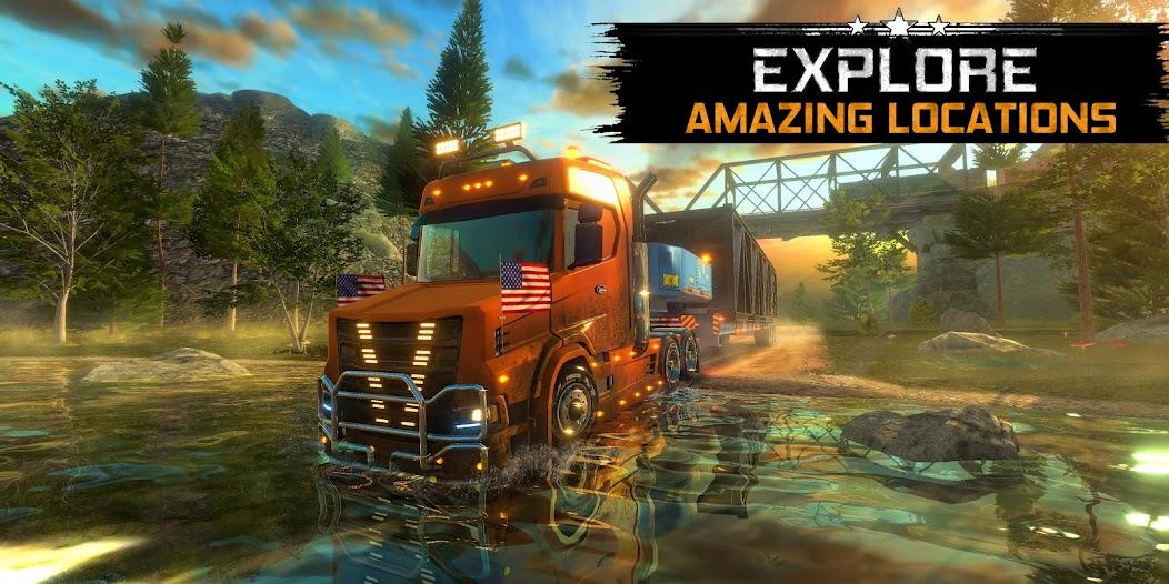 Truck Simulator USA Revolution Mod Ảnh chụp màn hình 1