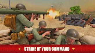 World War Army: War Duty Games Schermafbeelding 1