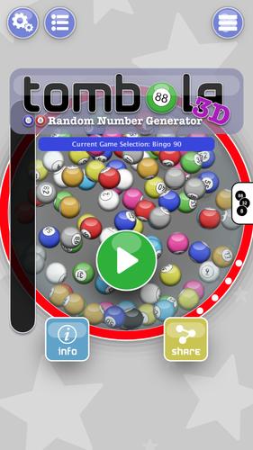 Tombola 3D - Number Generator 螢幕截圖 0