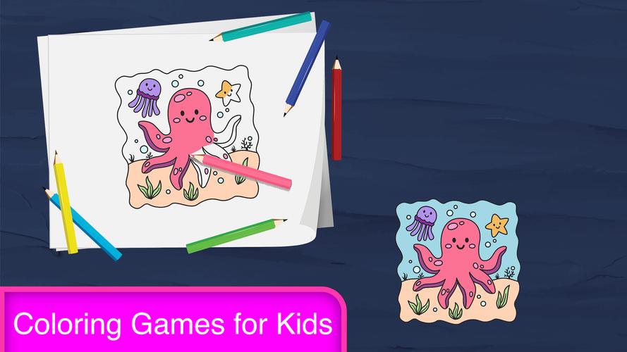 Coloring Games for Kids, Paint スクリーンショット 1