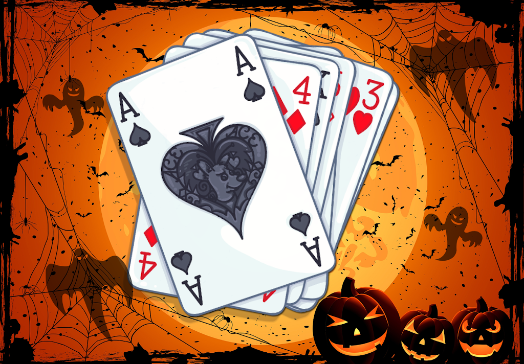 Solitaire Halloween Card Game Captura de pantalla 1