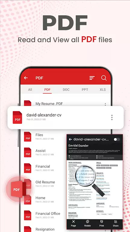 Document Reader PDF Reader Ảnh chụp màn hình 1