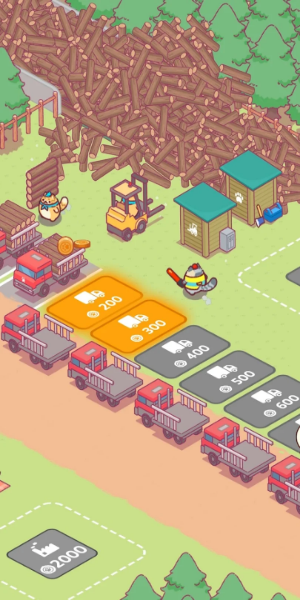 Lumbercat: Adorable Idle Tycoon Screenshot 1