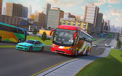 US Coach Bus Driving Game 2024 Ekran Görüntüsü 2