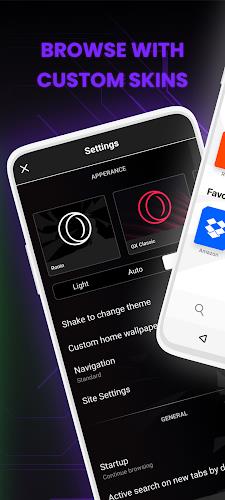 Opera GX: Gaming Browser Schermafbeelding 3