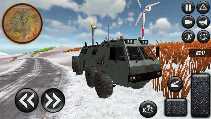 Offroad Simulator 8x8 스크린샷 3