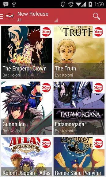 M&C! Digital Comics Tangkapan skrin 0